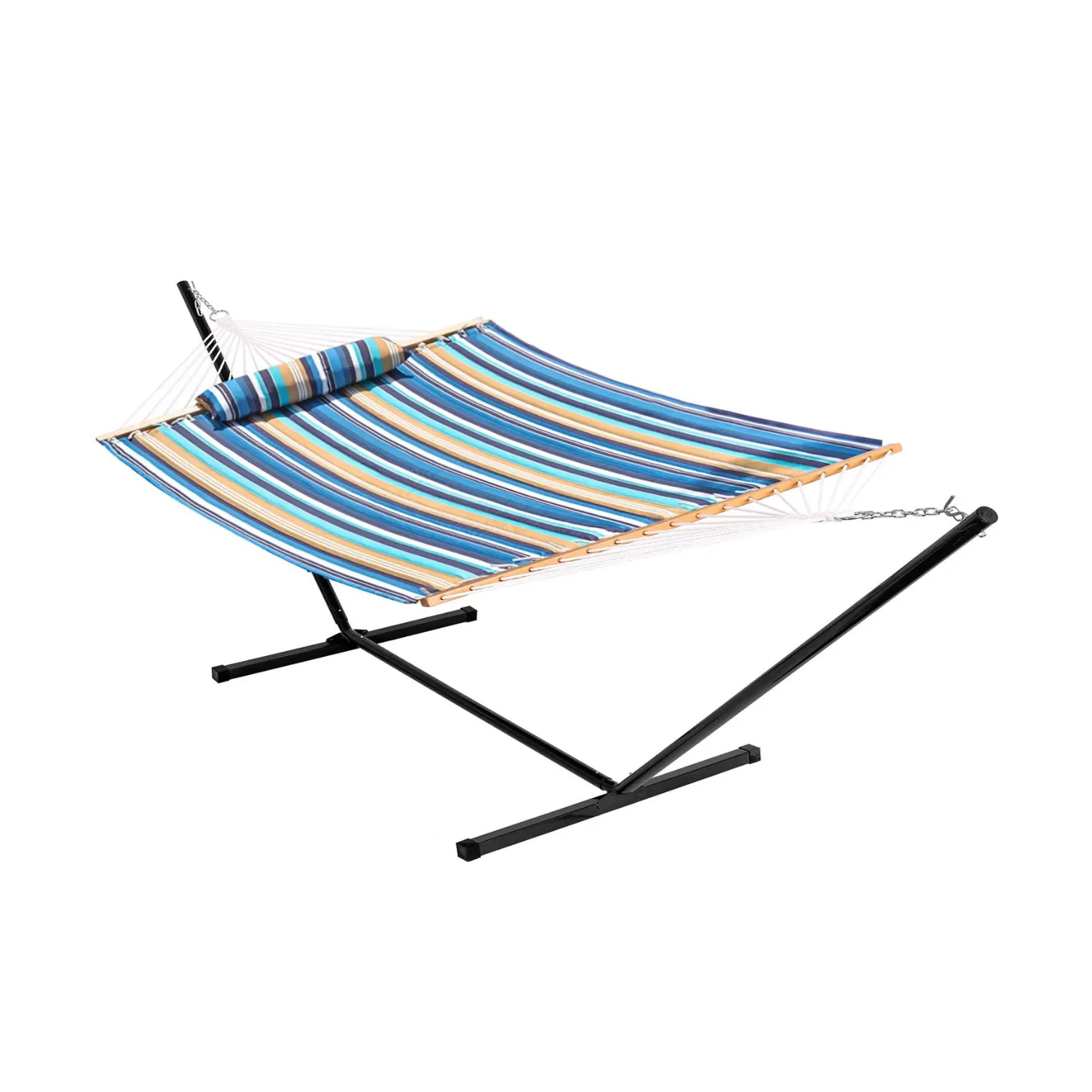 12 FT Deluxe Quilted Fabric Hammock Combo