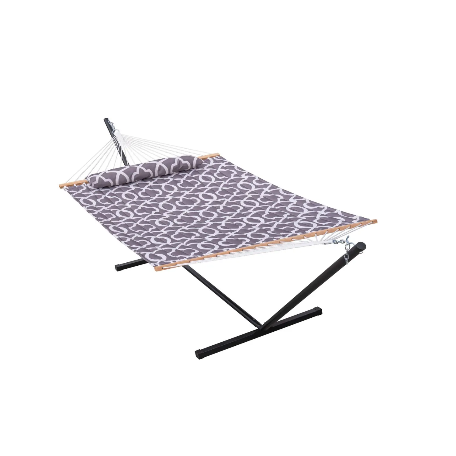 12 FT Deluxe Quilted Fabric Hammock Combo