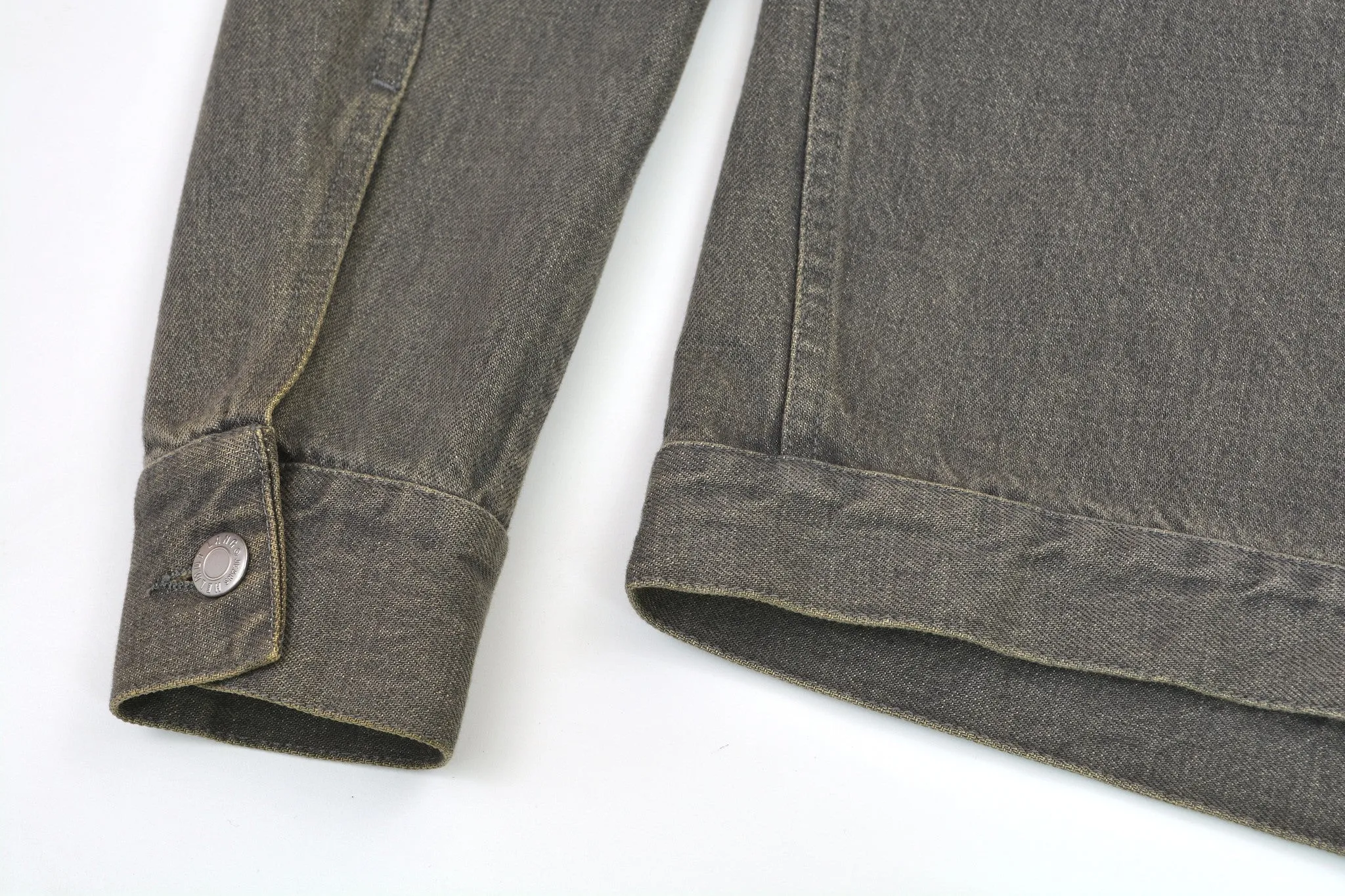 1999 Vintage Sanded Denim Slim Lower 2-Pocket Jacket