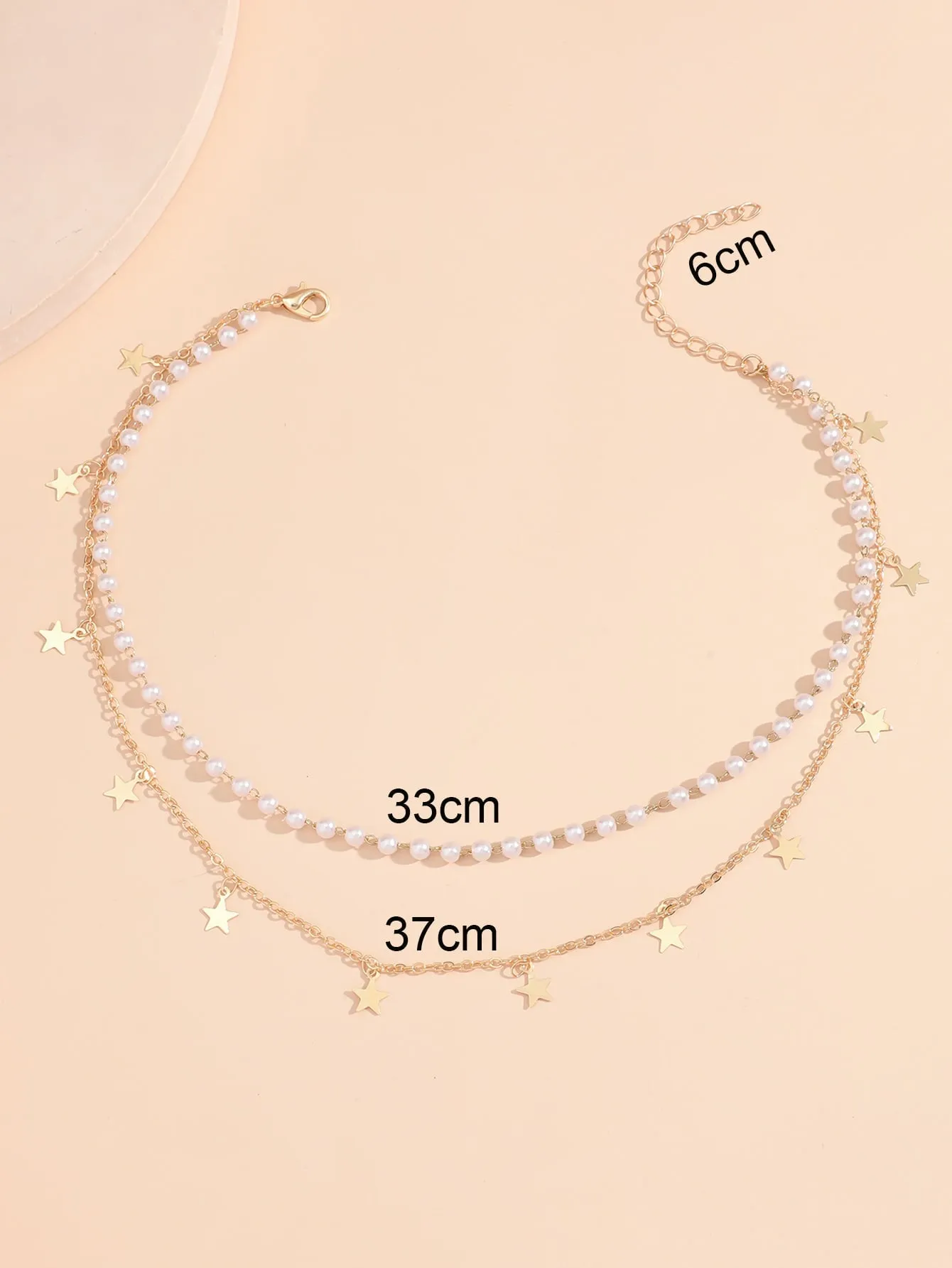 1pc Star Charm Layered Necklace