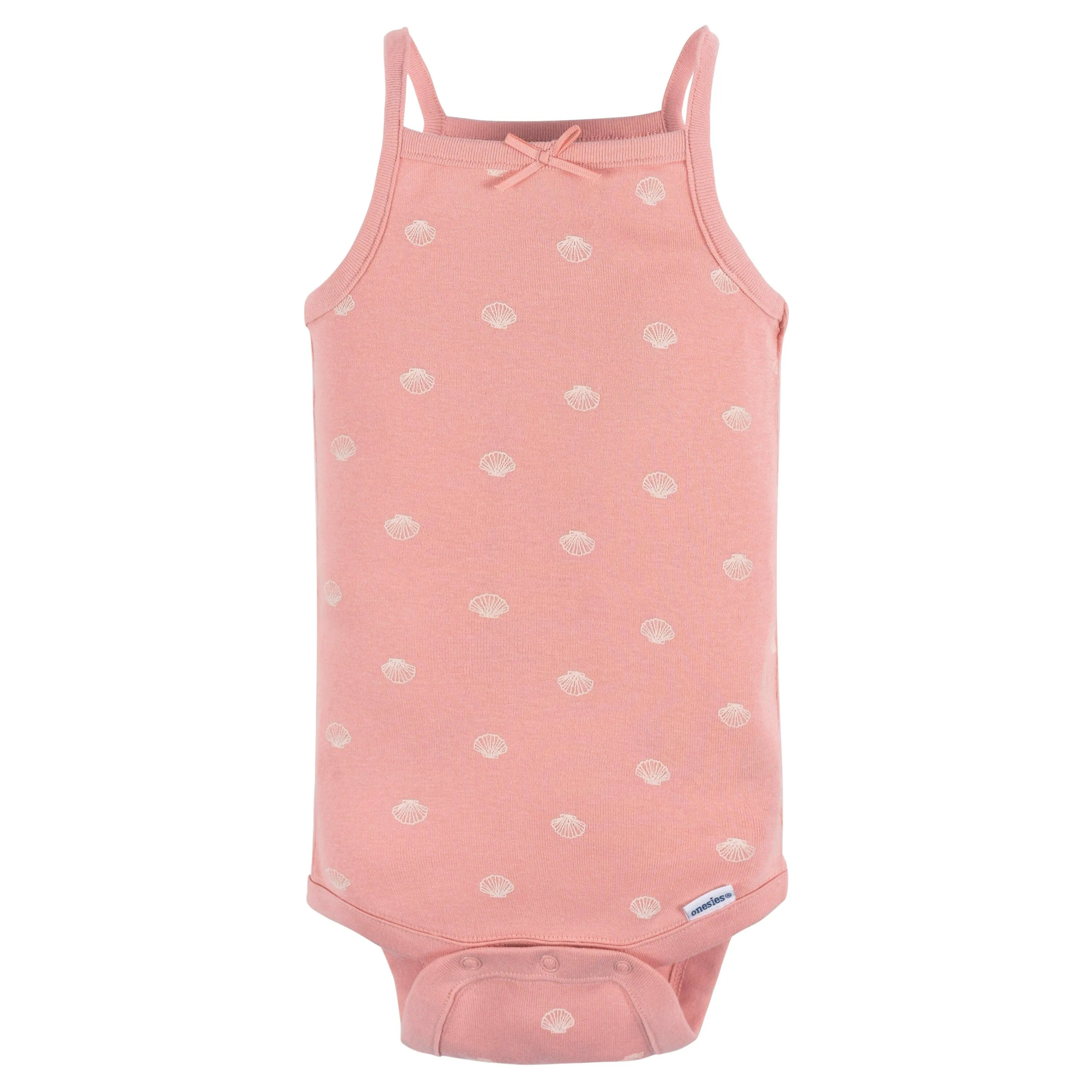 4-Pack Baby Girls Starfish Sleeveless Onesies® Bodysuits