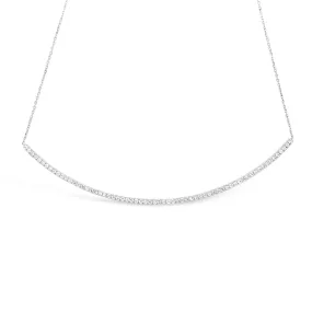 4" Diamond Bar Necklace