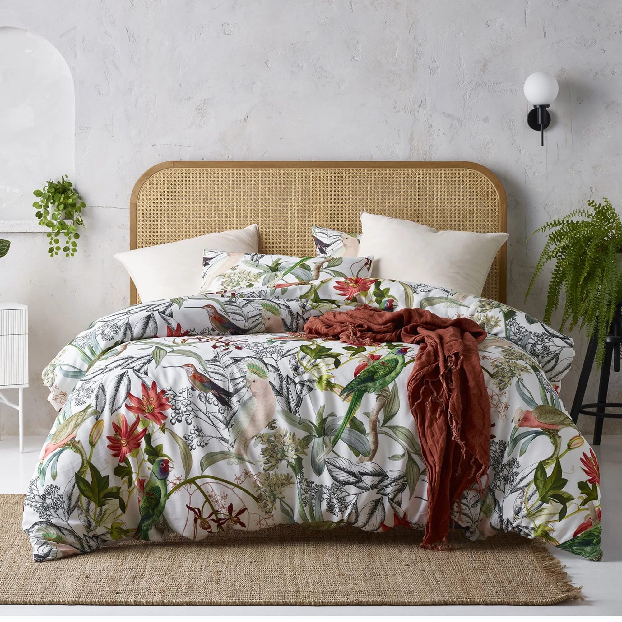 Accessorize Currumbin Printed Linen Cotton Quilt Cover Sets