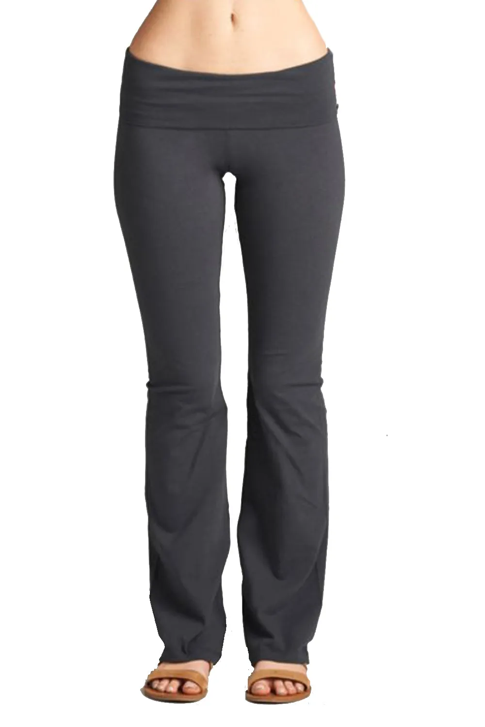 Active Folded Waist Yoga Classic Basic Pants