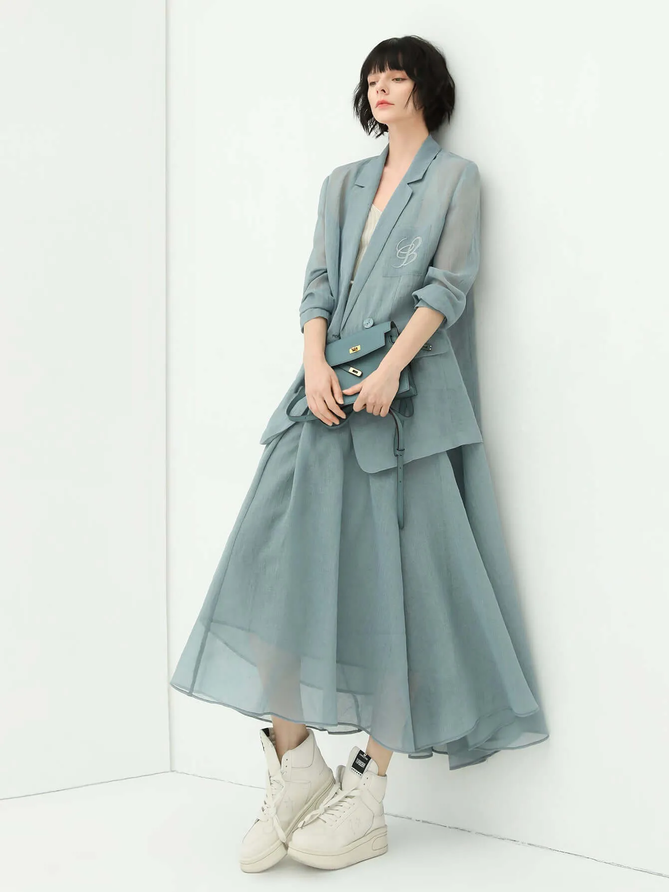 Aesthetic Full-Length Airy Multi-Layered Umbrella Skirt