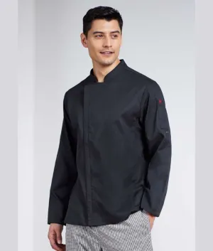 Alfresco Mens, Zip Front, L/S Vented Chef Jacket