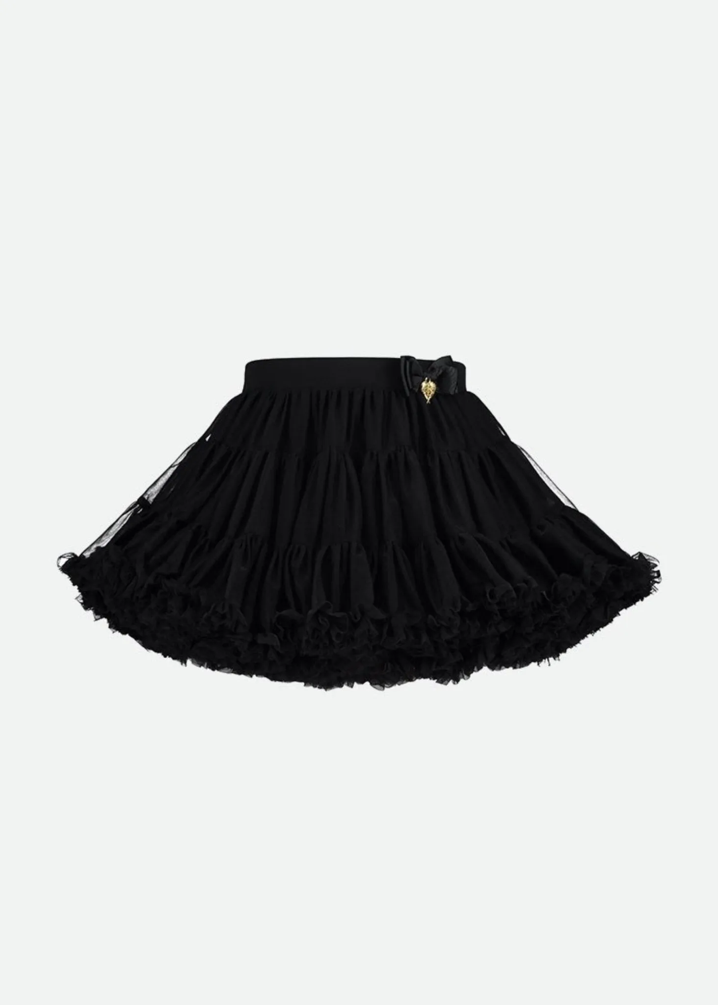 Angel's Face Girls Black Pixie Tutu Skirt