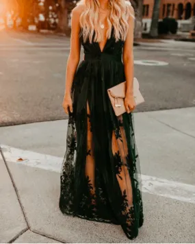 Antonia Maxi Dress - Hunter Green