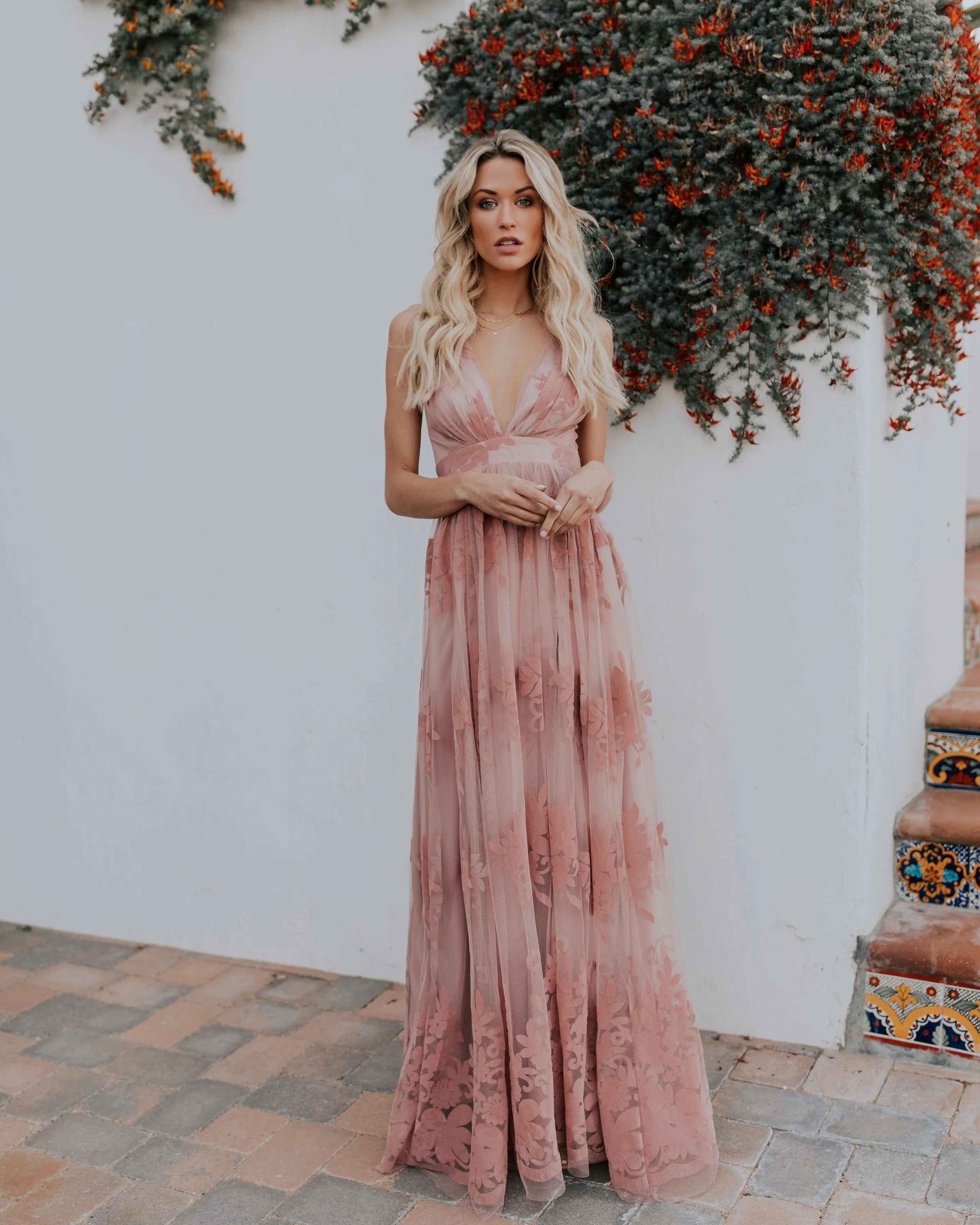 Antonia Maxi Dress - Mauve