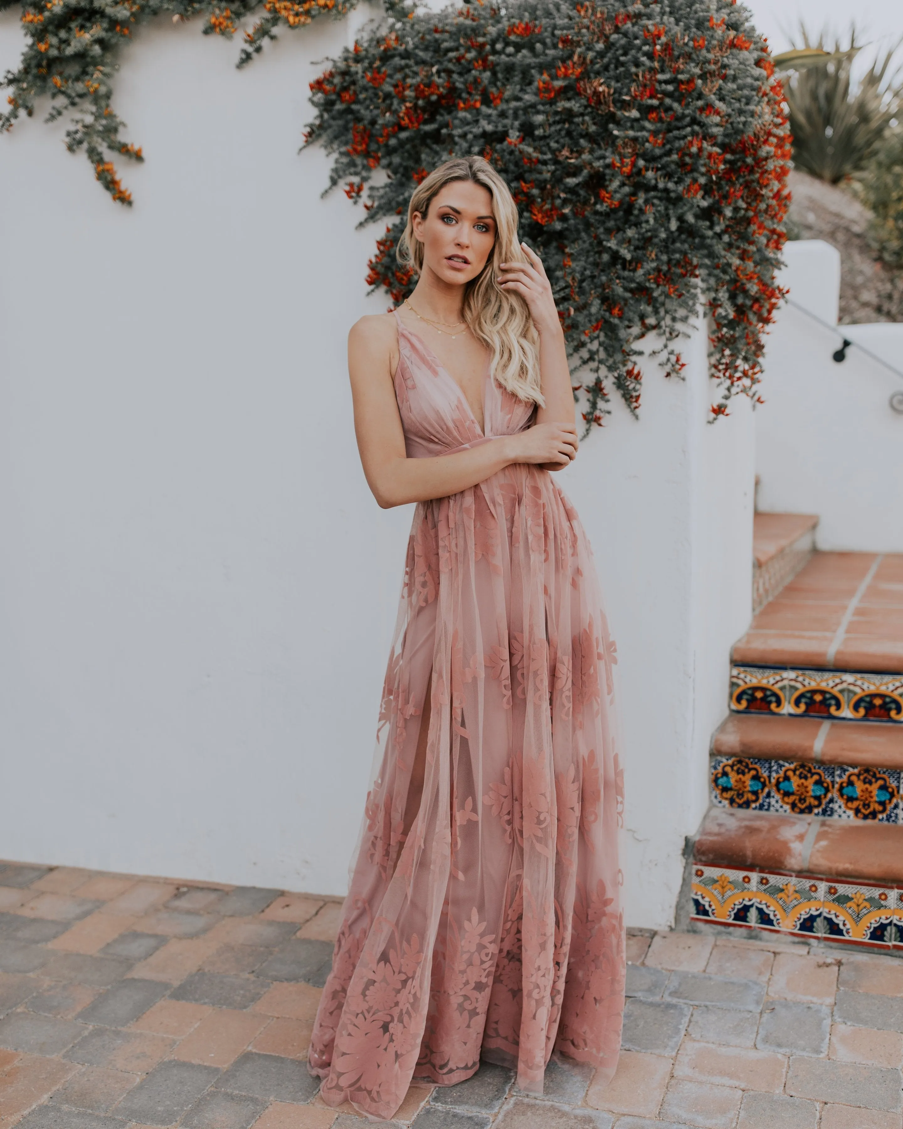 Antonia Maxi Dress - Mauve