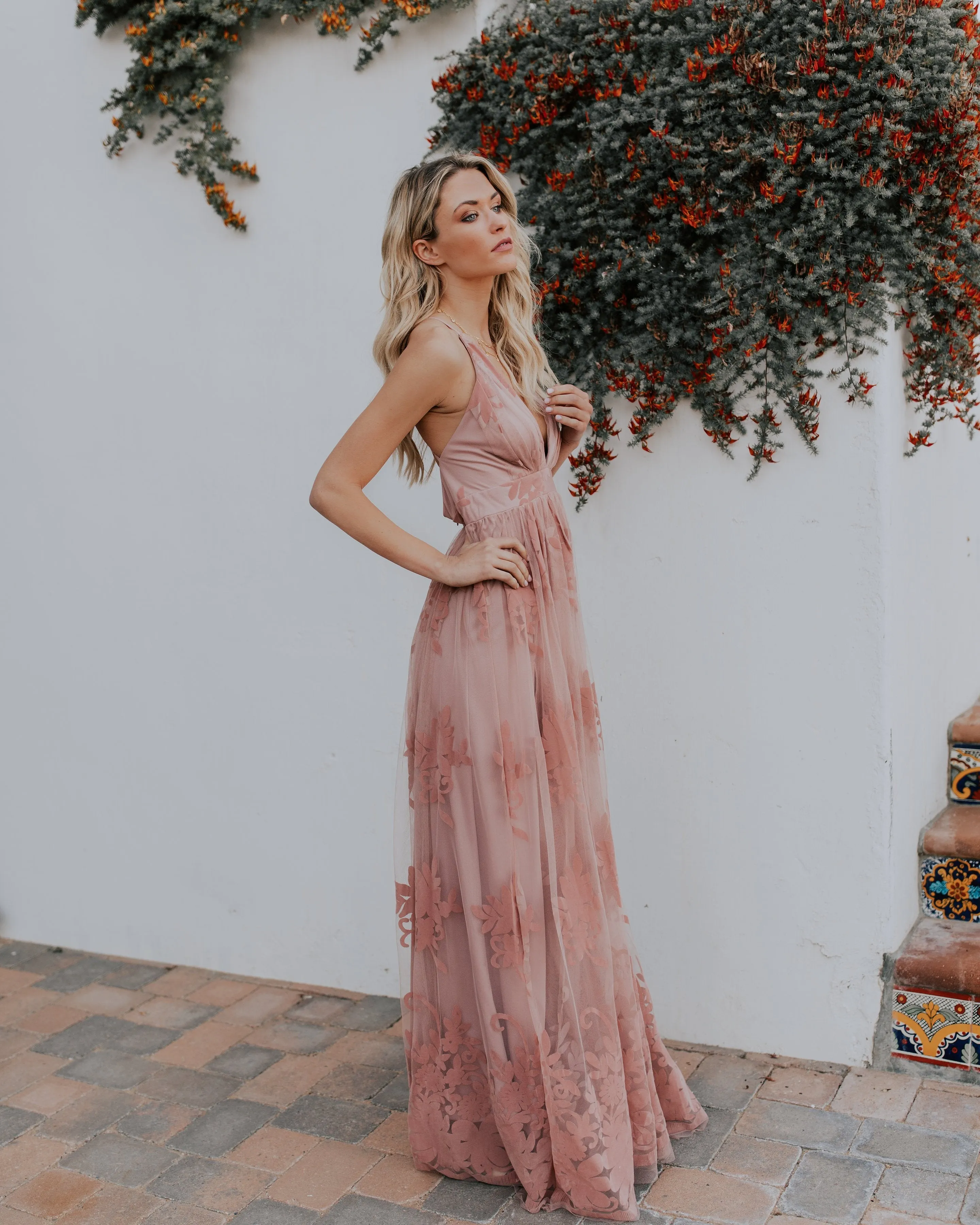 Antonia Maxi Dress - Mauve