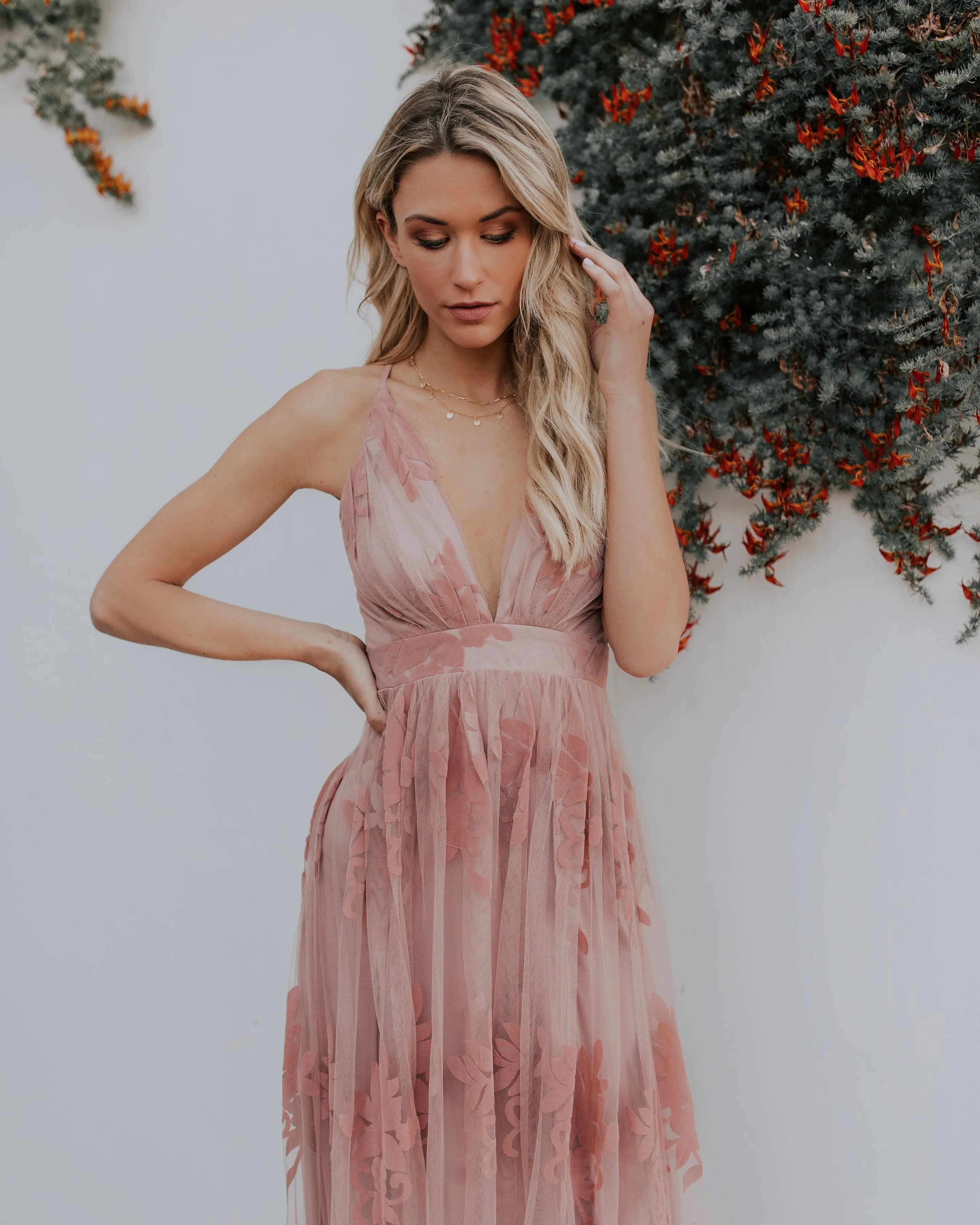 Antonia Maxi Dress - Mauve