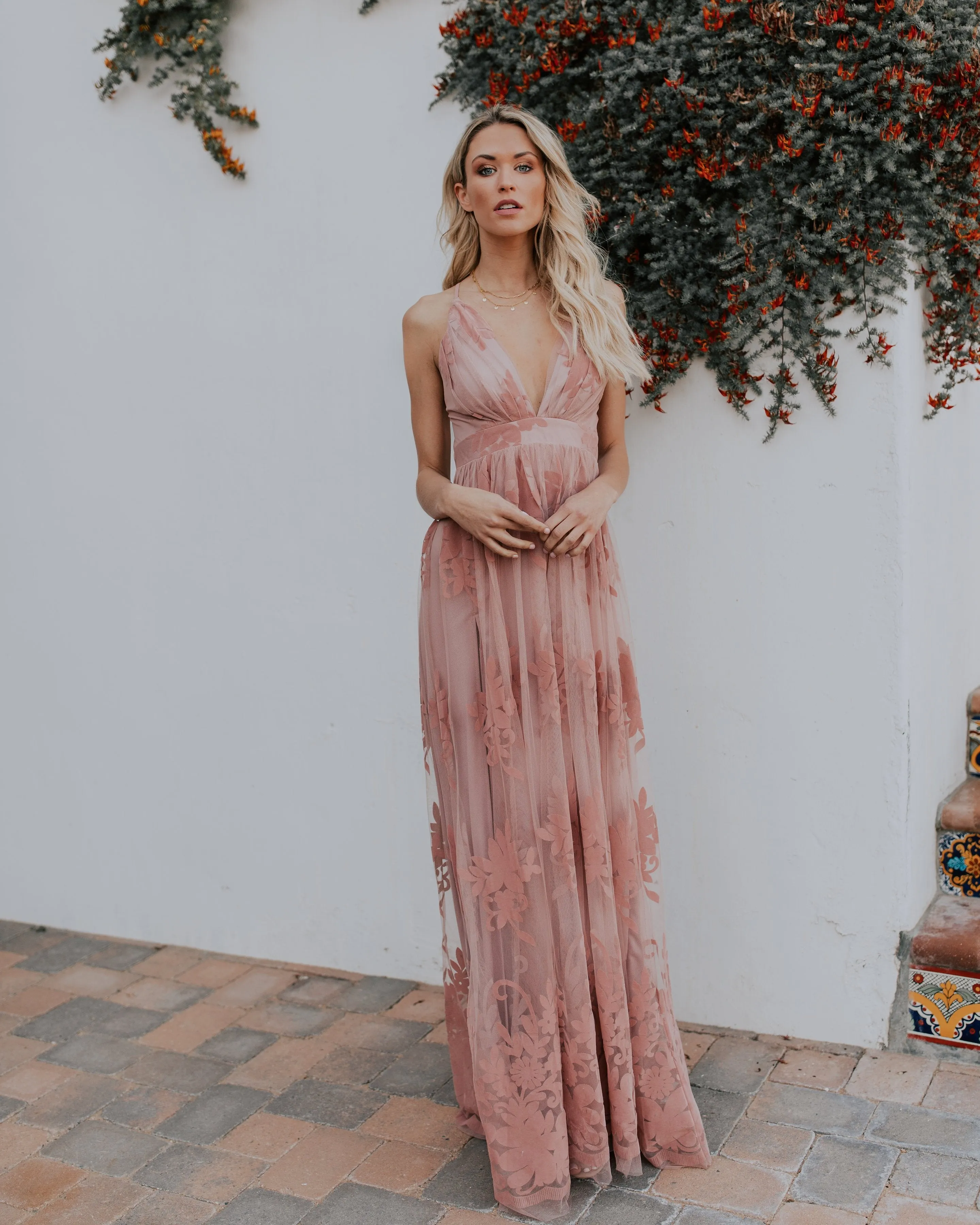 Antonia Maxi Dress - Mauve