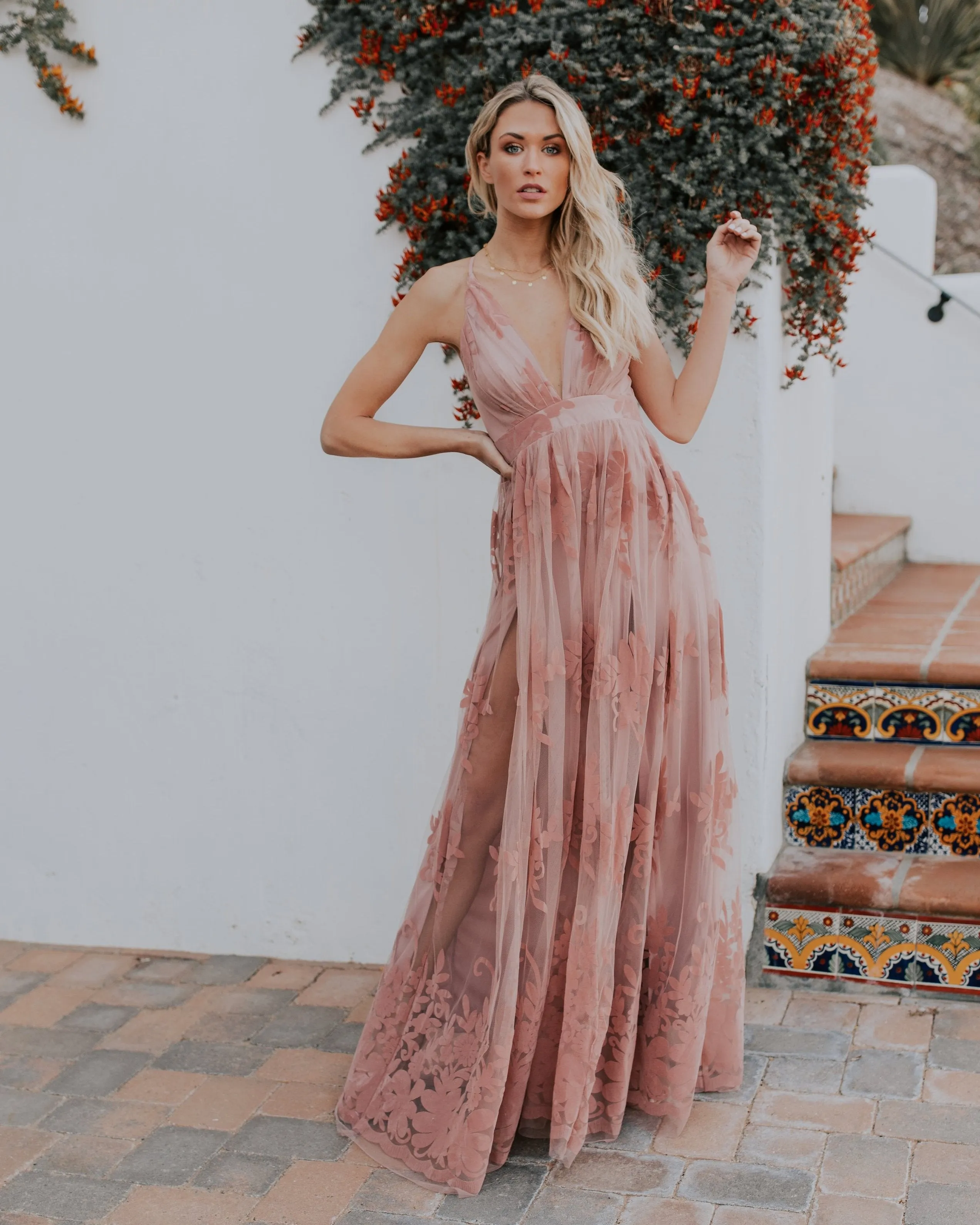 Antonia Maxi Dress - Mauve