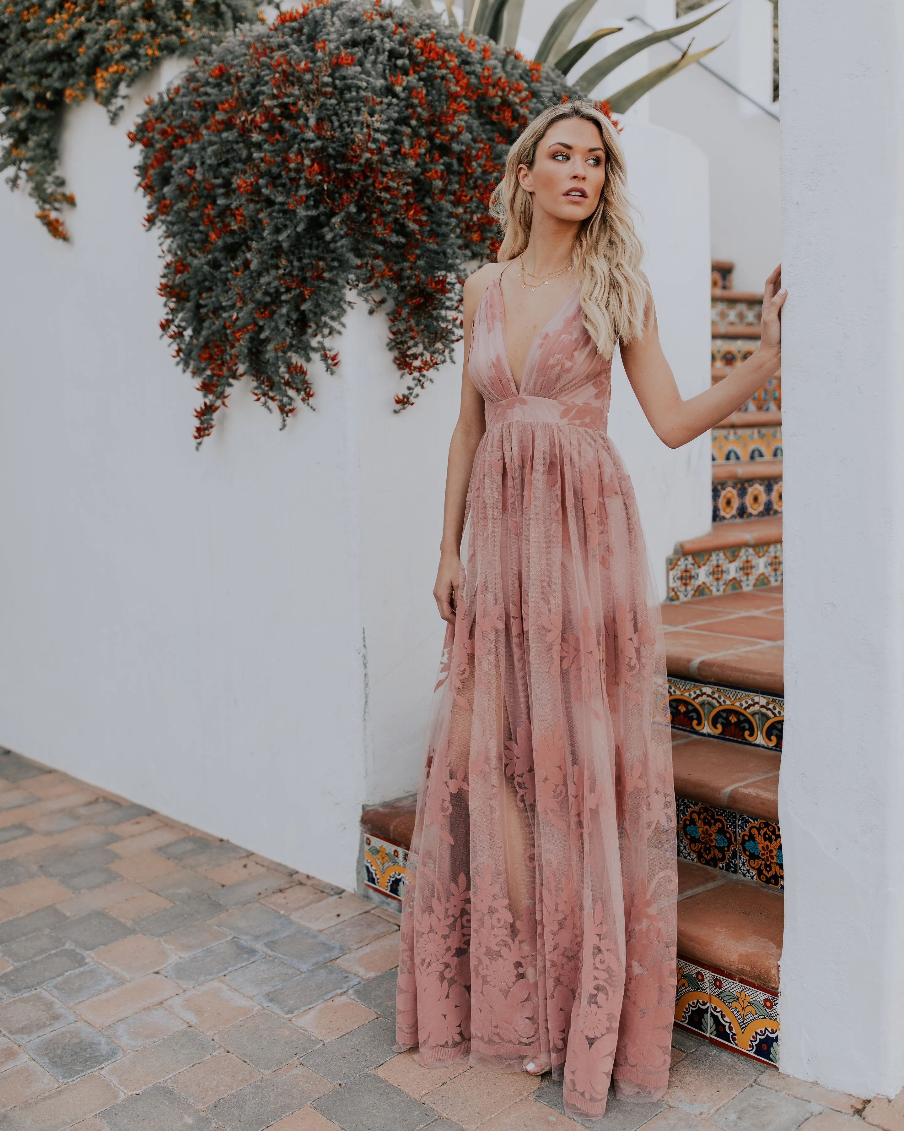 Antonia Maxi Dress - Mauve