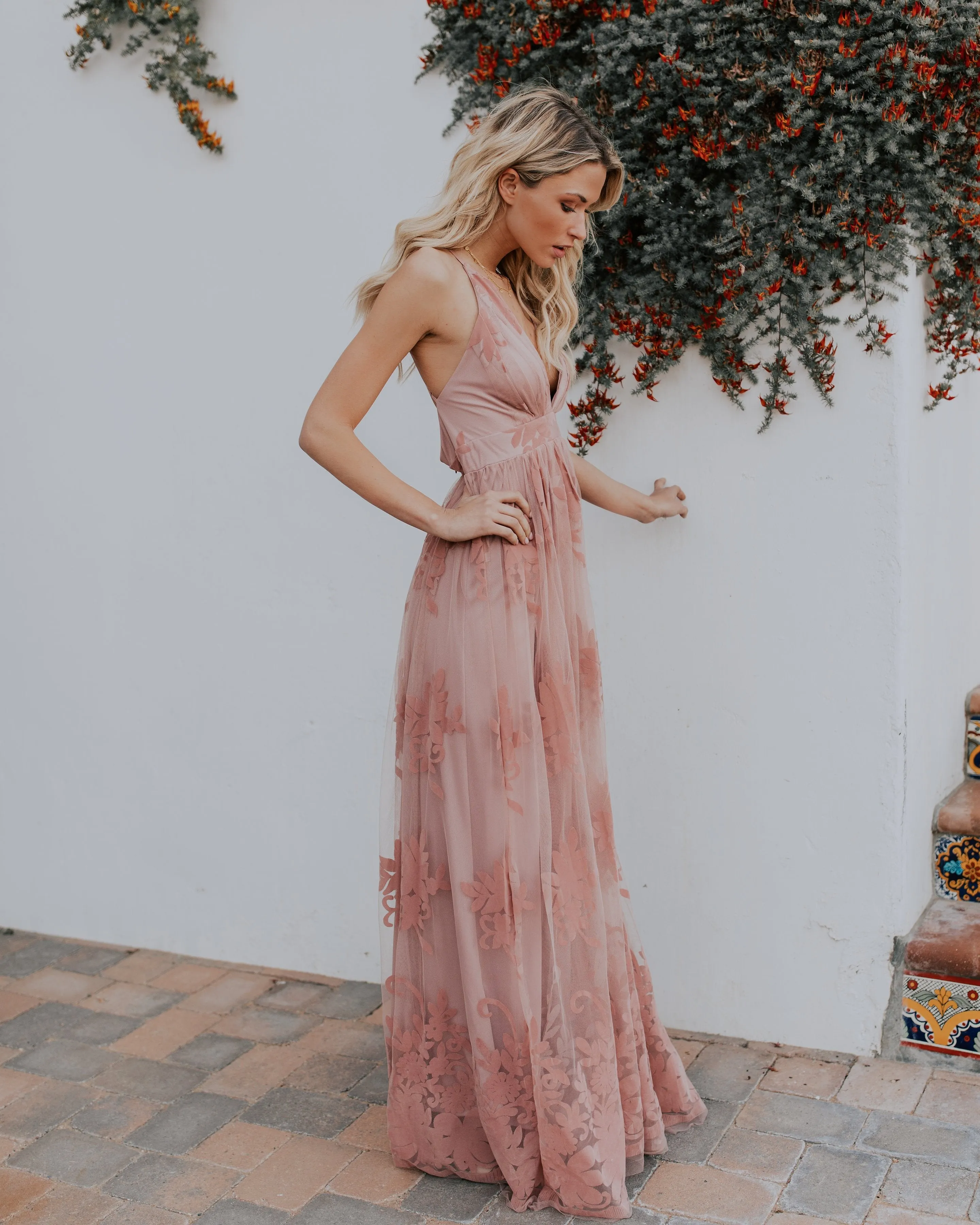 Antonia Maxi Dress - Mauve