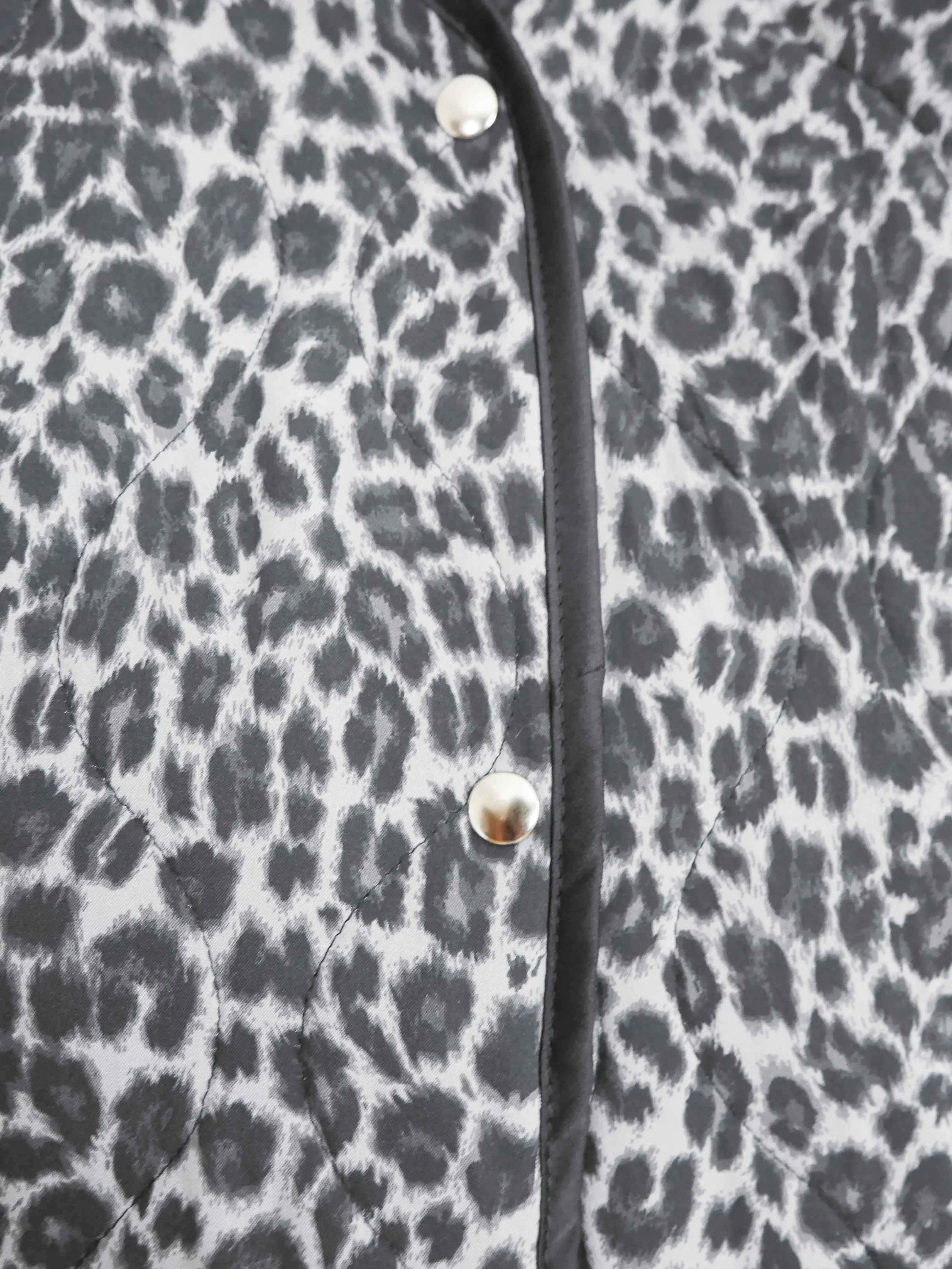 Bailey Jacket Charcoal Leopard