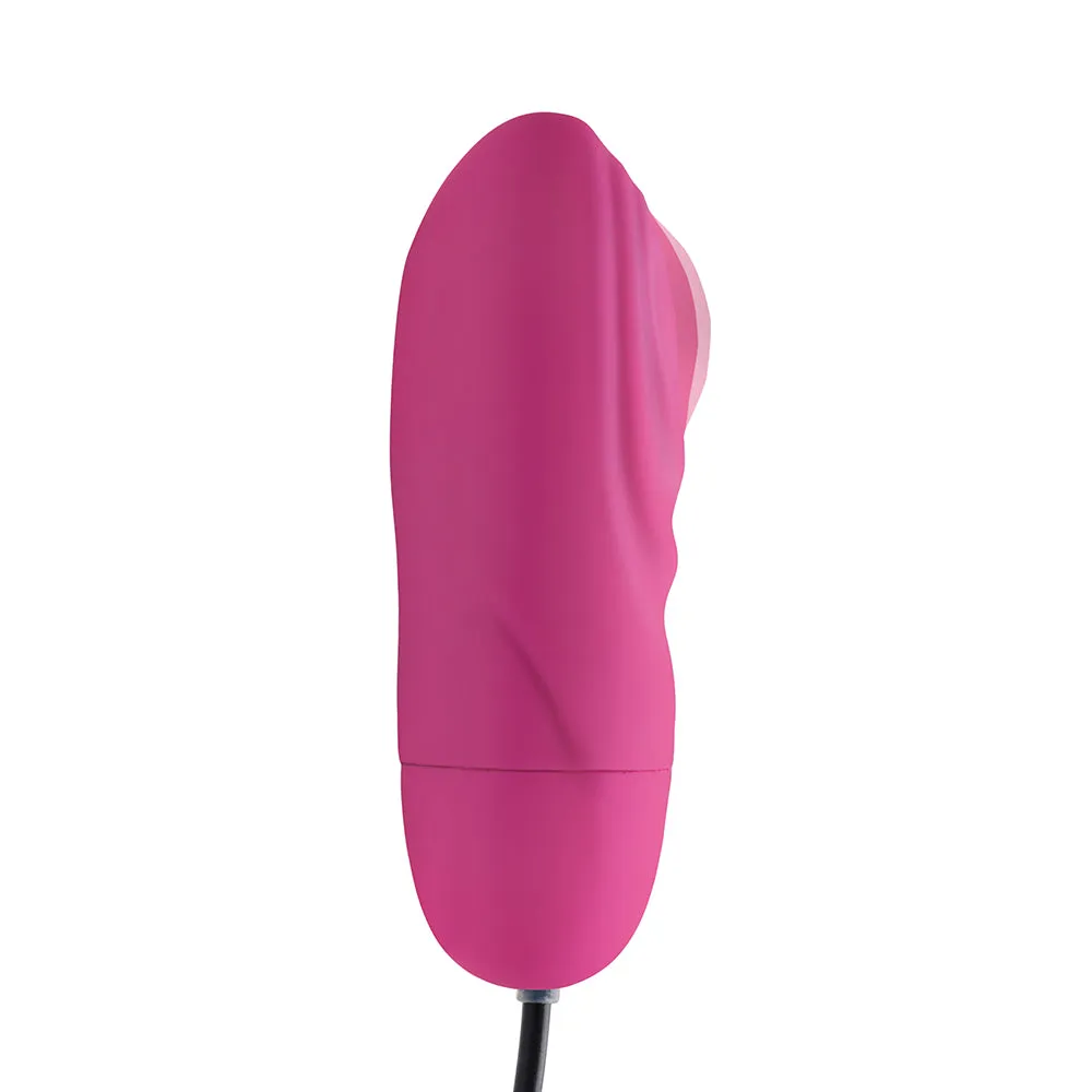 BANG! 7X Pulsing Rechargeable Silicone Bullet Pink