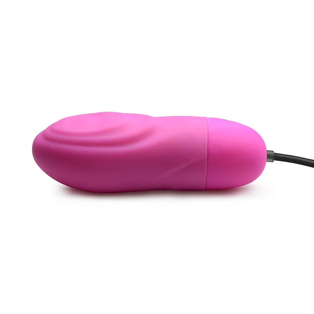 BANG! 7X Pulsing Rechargeable Silicone Bullet Pink