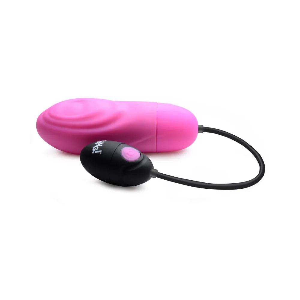 BANG! 7X Pulsing Rechargeable Silicone Bullet Pink