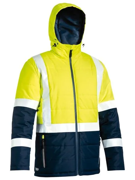 Bisley Taped Hi-Vis Puffer Jacket