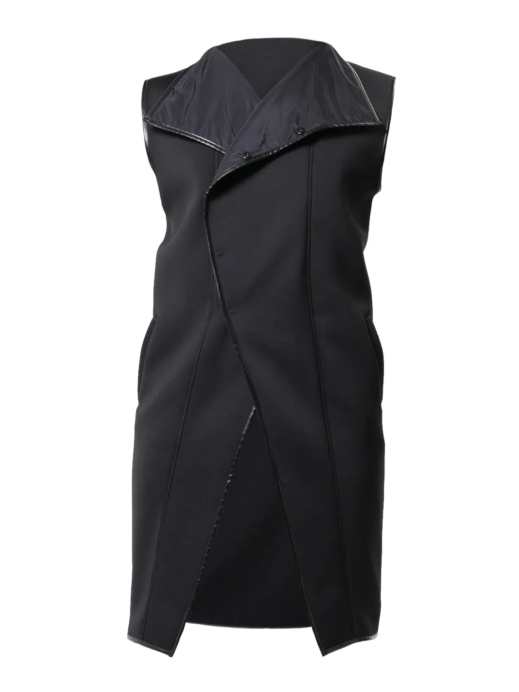 Black Menswear Futuristic Vest