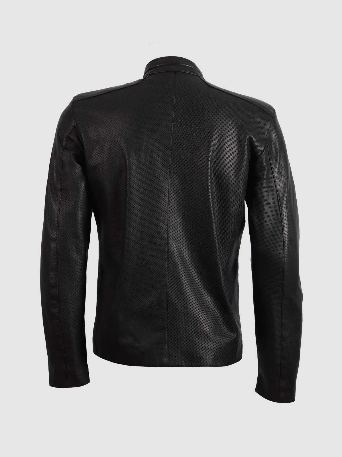 Black Summer Leather Jacket