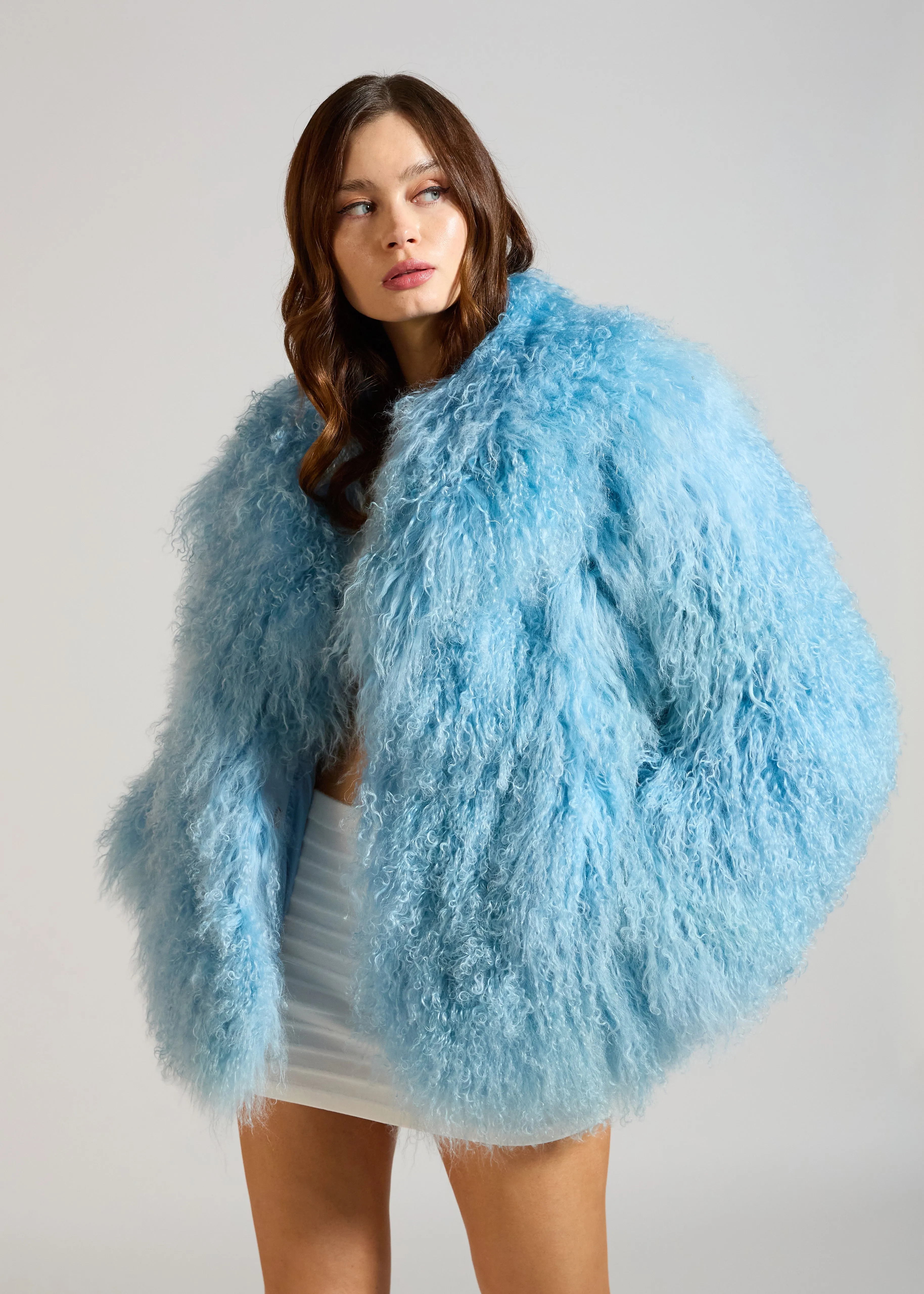 Bleu Fur Coat