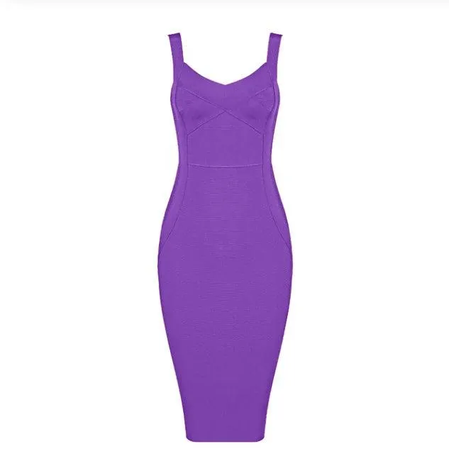 Bodycon Bandage Dress: Elegant Evening Vestidos with a Flattering Fit