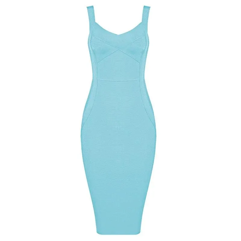 Bodycon Bandage Dress: Elegant Evening Vestidos with a Flattering Fit