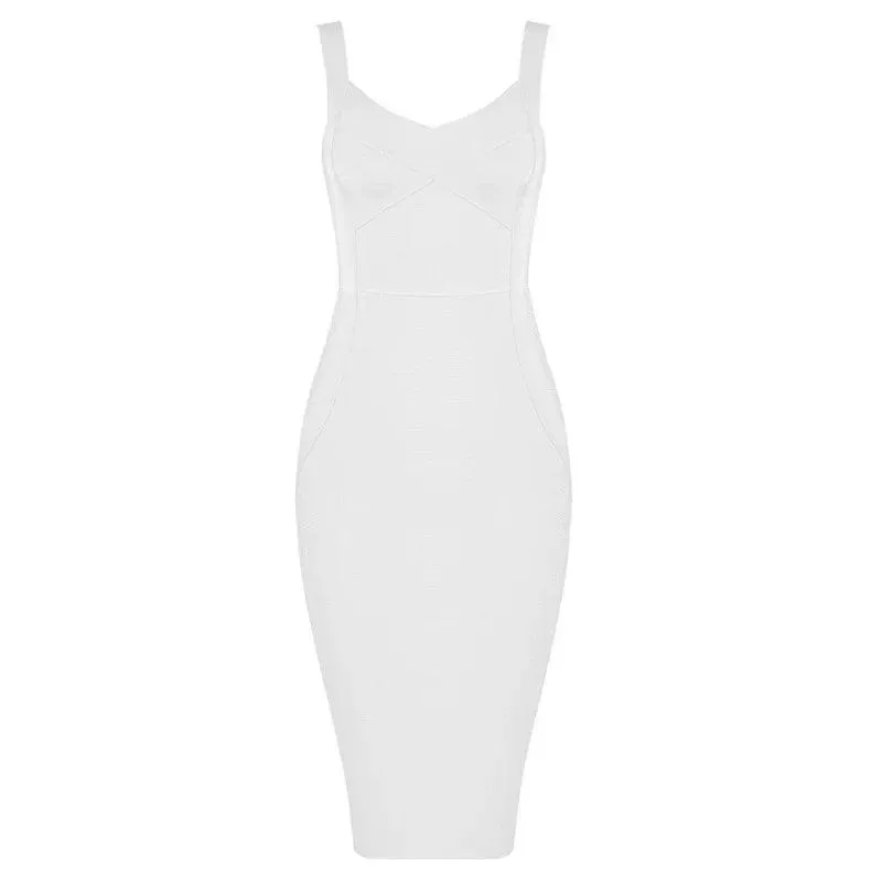 Bodycon Bandage Dress: Elegant Evening Vestidos with a Flattering Fit