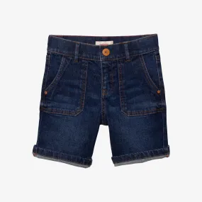 Boys' raw denim Bermudas