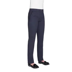 Brook Taverner Womens Houston Slim Leg Chinos Navy Size 14