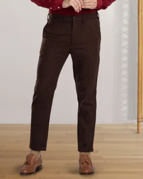 Brown Wool Chino