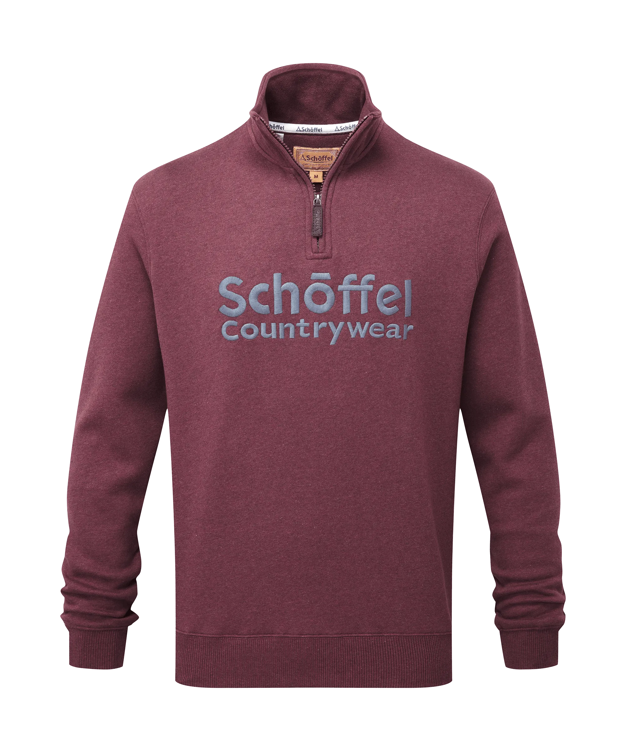 Bude Sweatshirt - Wine Marl