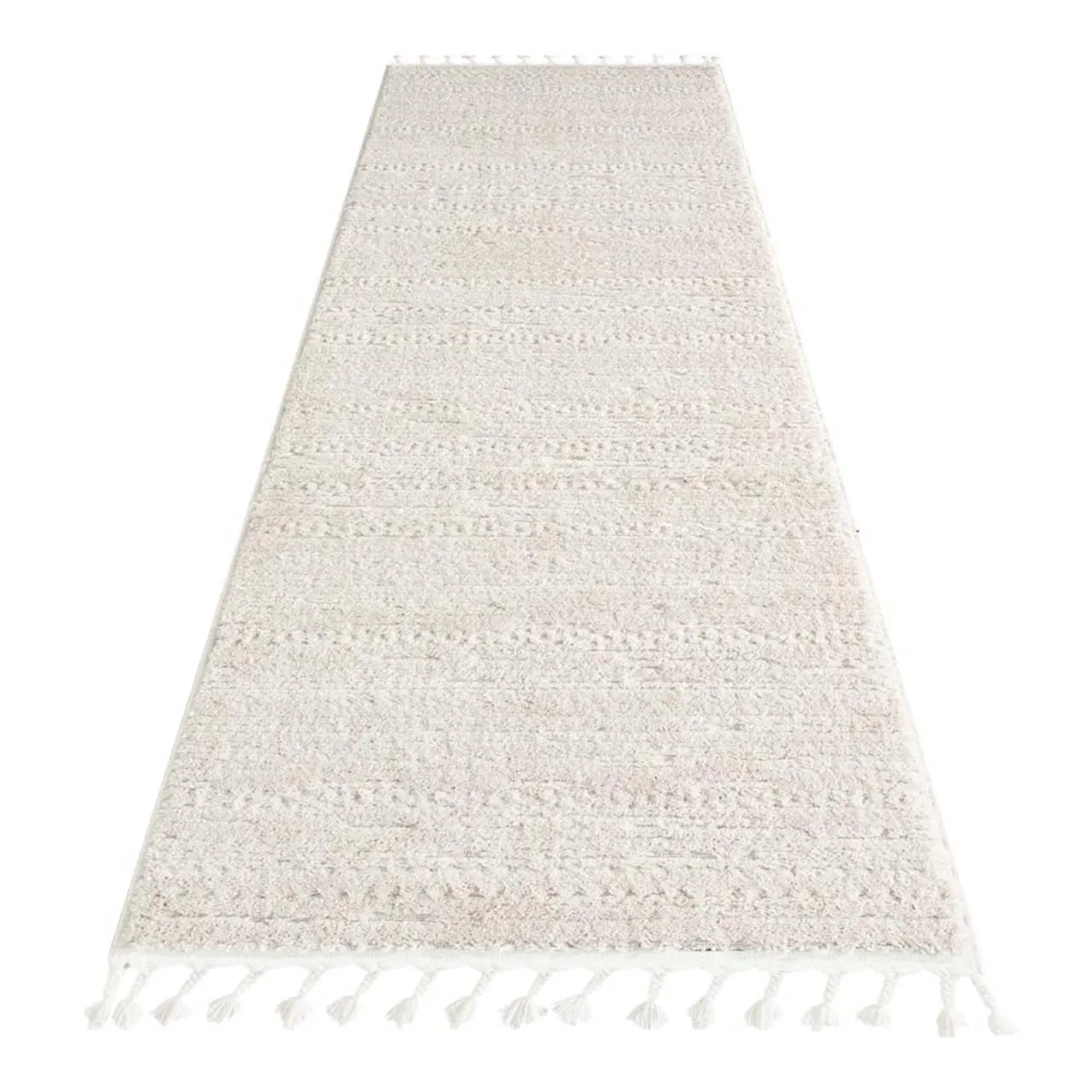 Bursa 3630 Fringed Tribal Ivory Rug