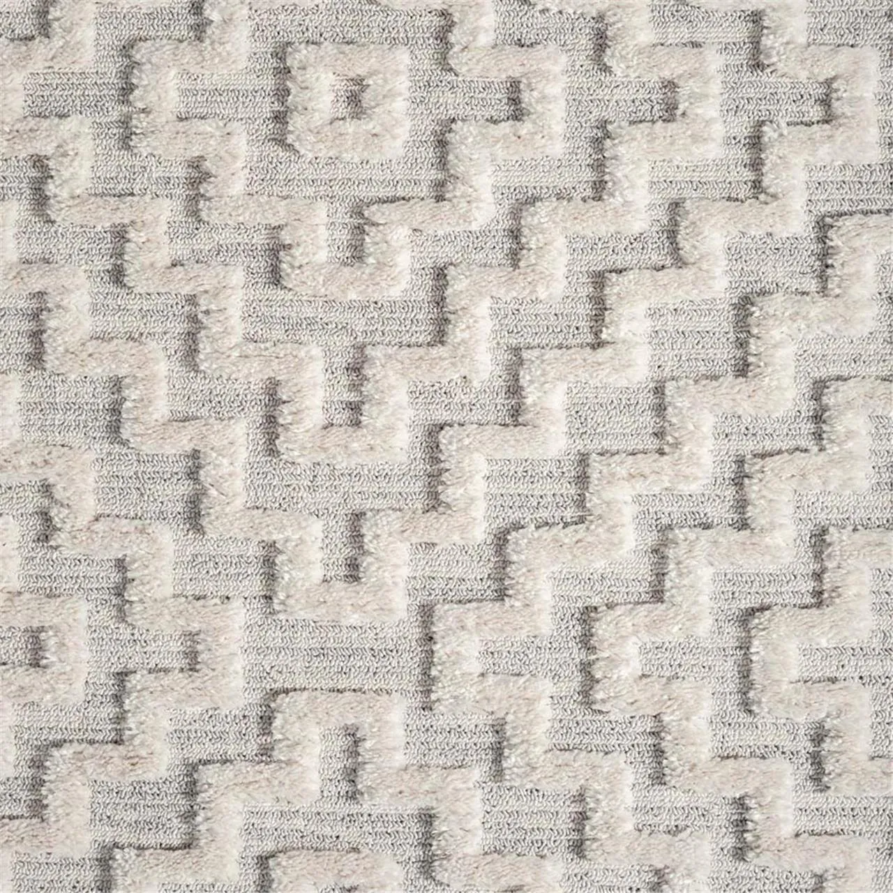 Bursa 3631 Fringed Tribal Light Grey Rug