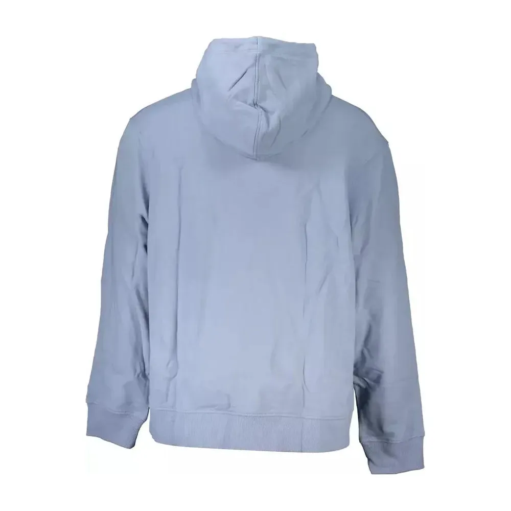 Calvin Klein Light Blue Cotton Men Sweater