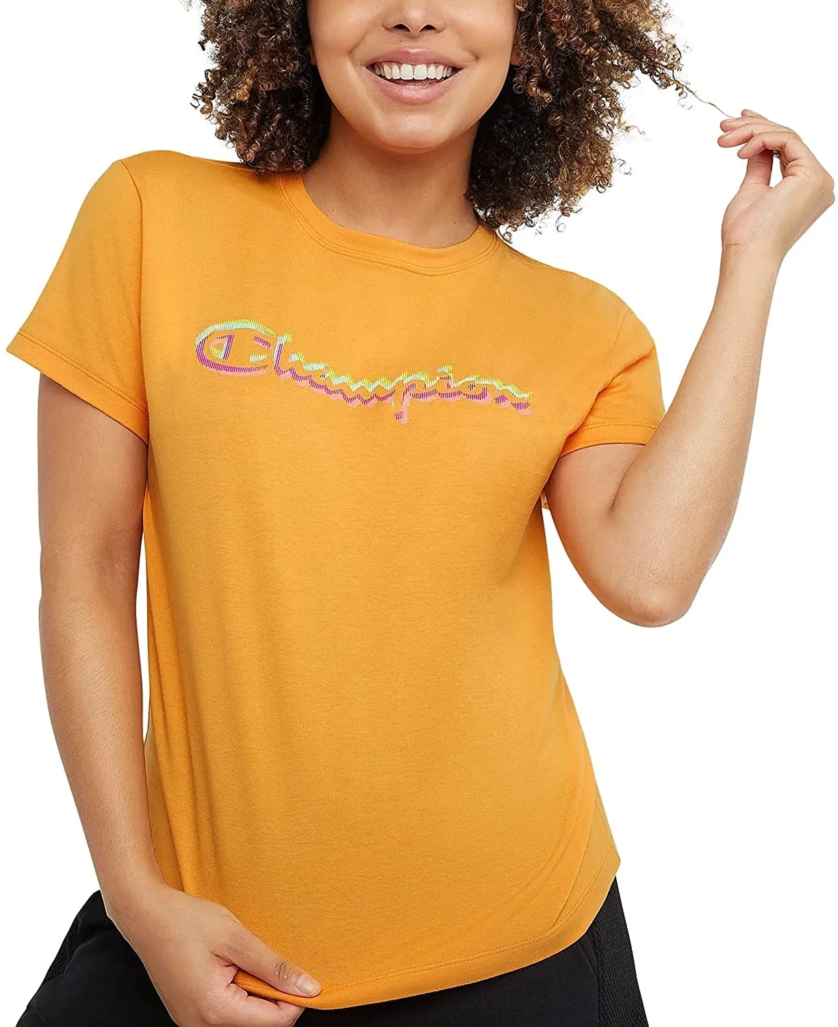 Champion Women's 3D Graphic Script T-Shirt