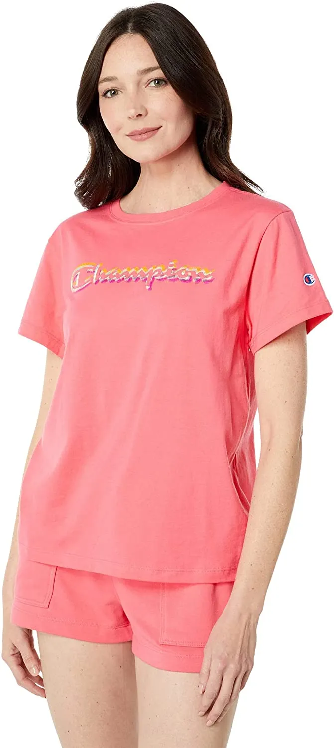 Champion Women's 3D Graphic Script T-Shirt