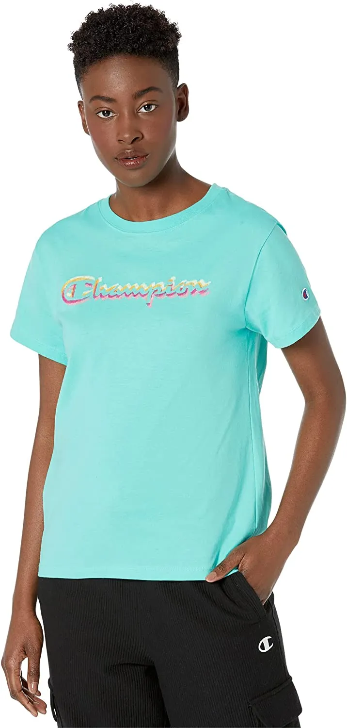 Champion Women's 3D Graphic Script T-Shirt