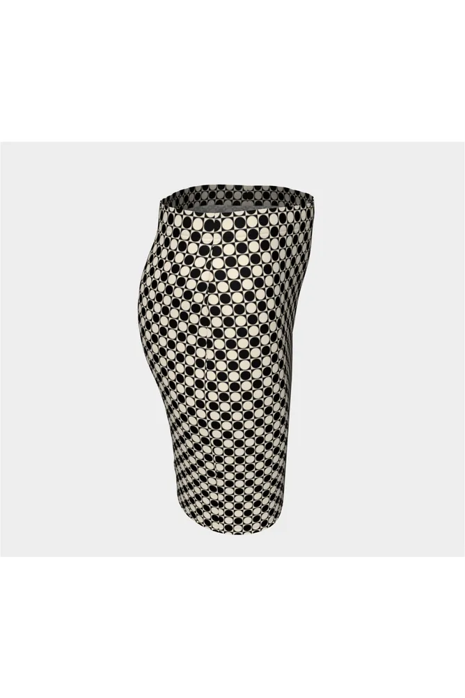 Checker Fitted Skirt