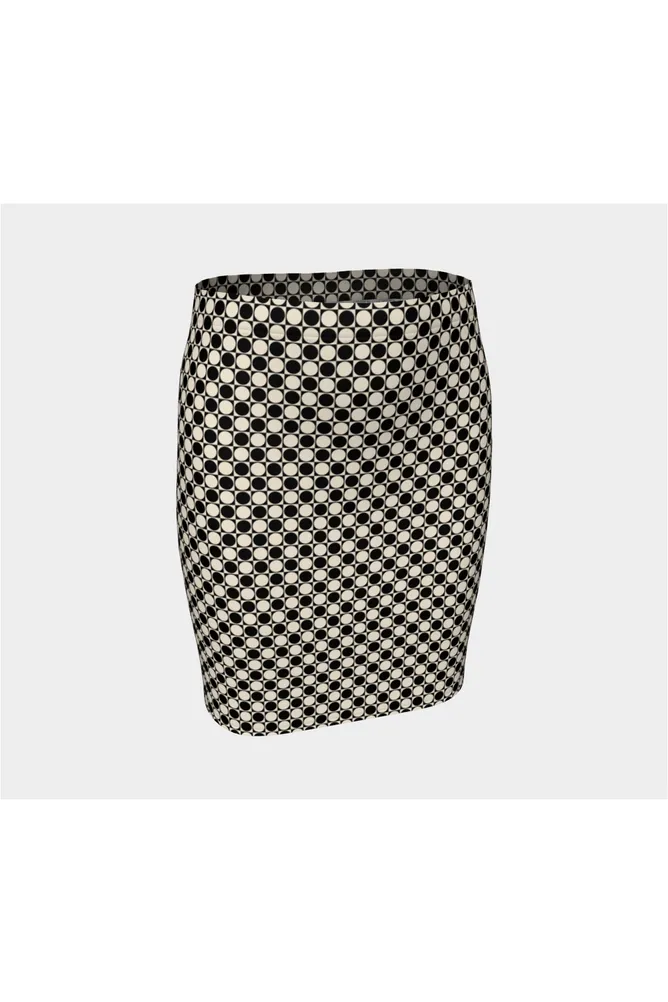 Checker Fitted Skirt