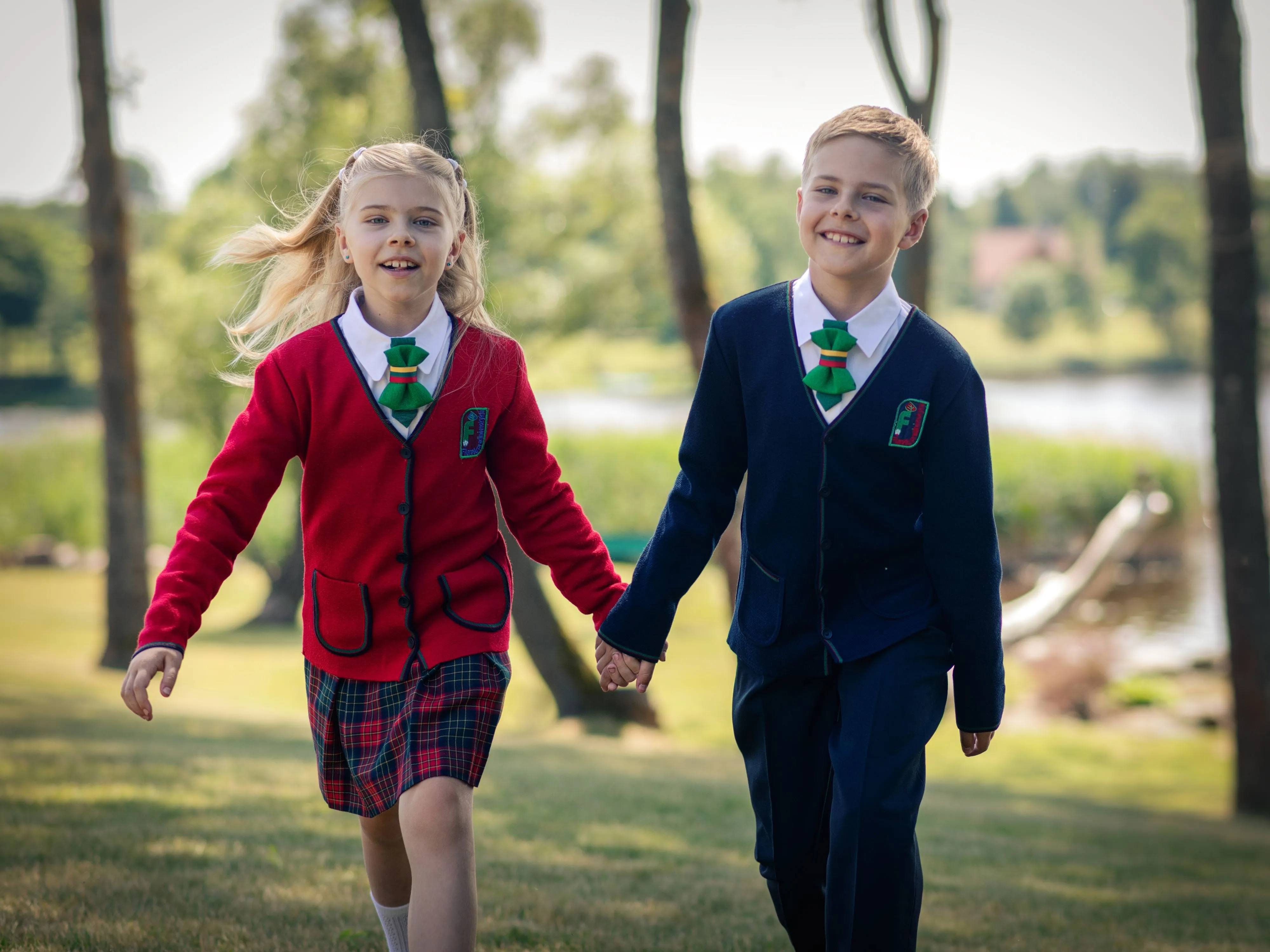 CHILDREN'S TIE TRICOLOUR