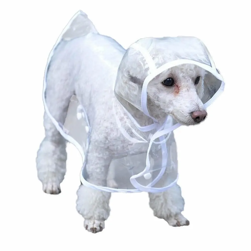 Clear Dog Raincoat Jacket