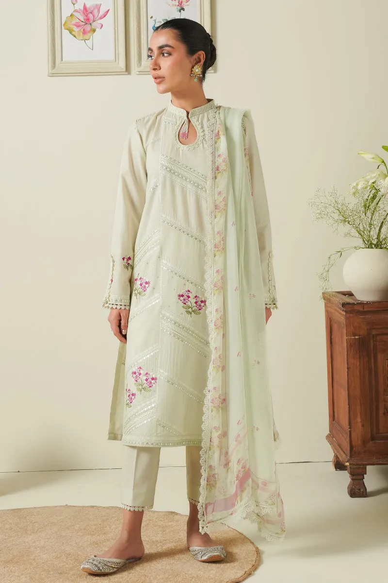 Cross Stitch Mahiri Embroidered Lawn Vol-4 – Pastel Bloom