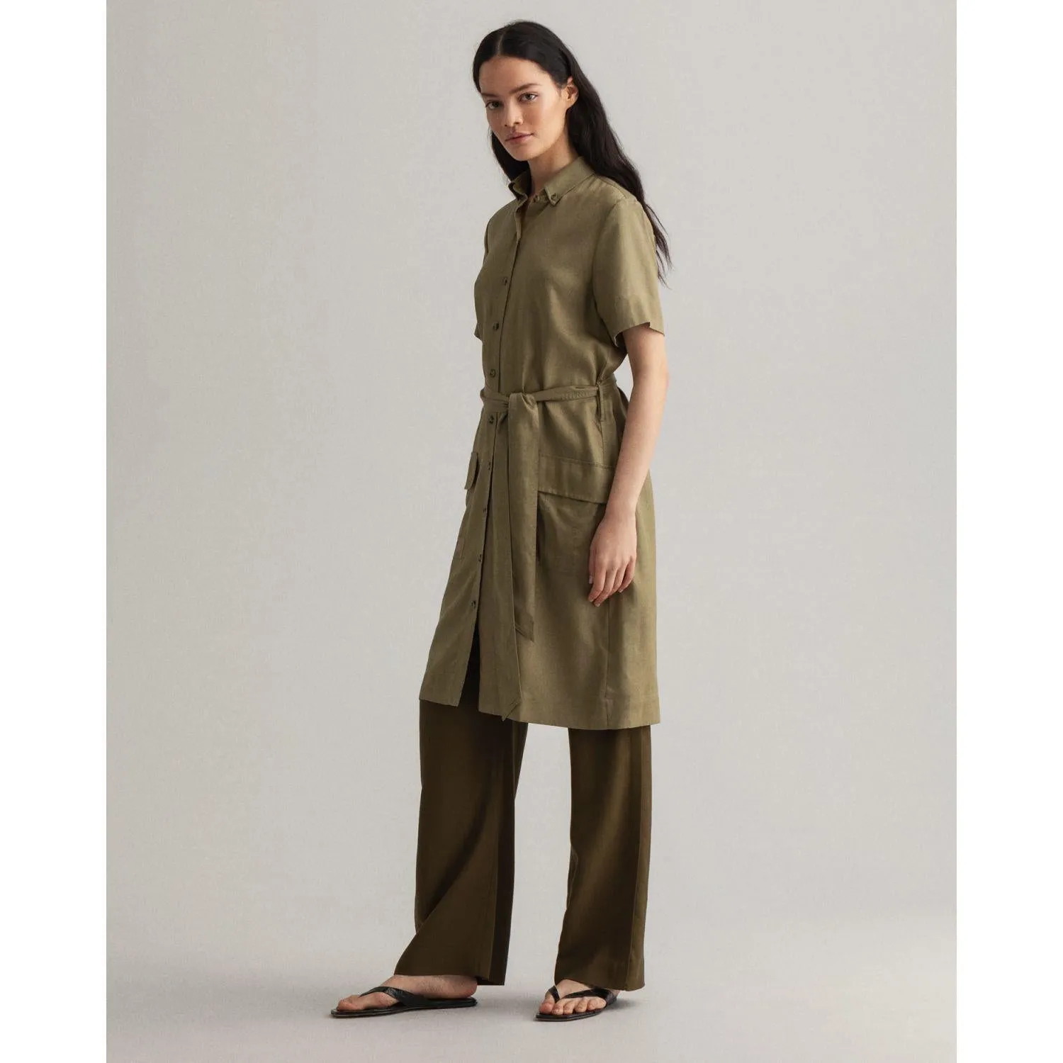 D2.SAFARI SS SHIRT DRESS