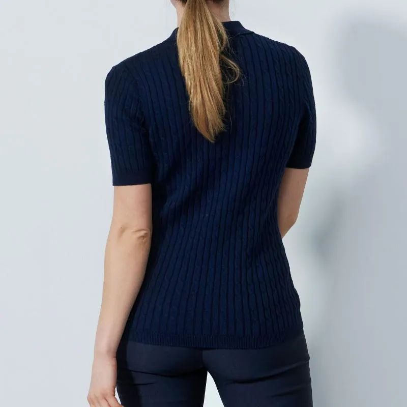 Daily Sports Madelene S/S Knit Polo - Navy