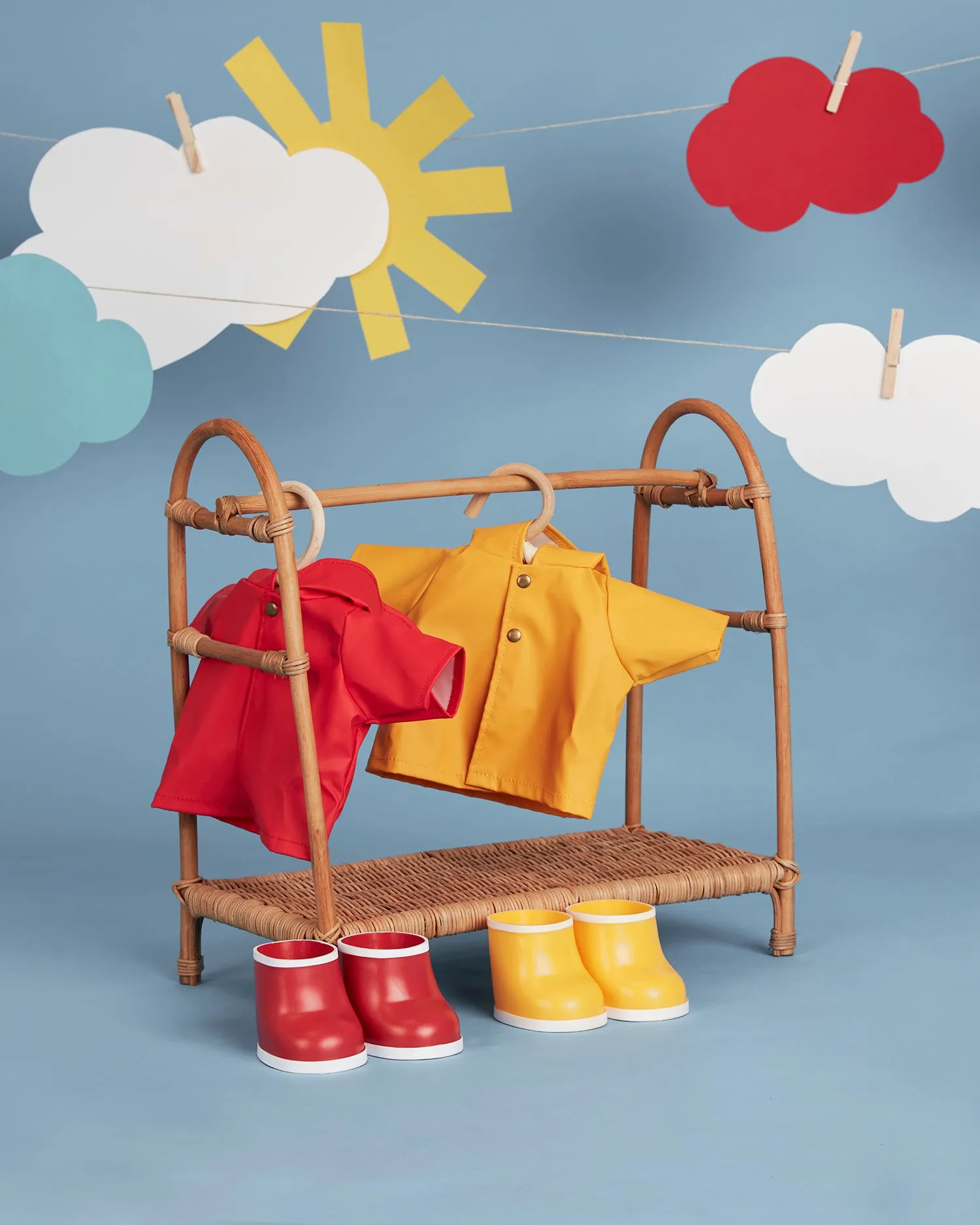 Dinkum Doll Rainy Play Set | Yellow