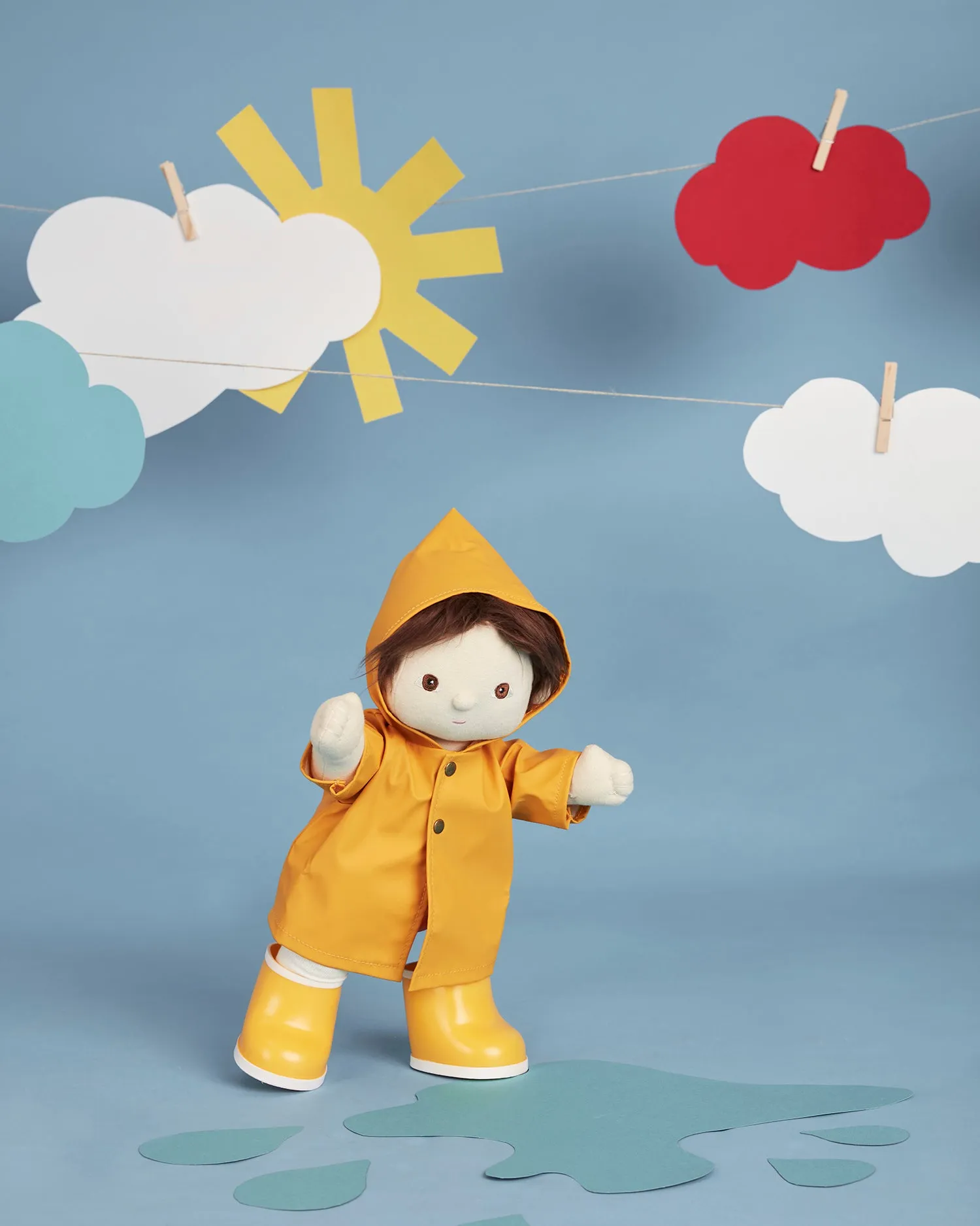 Dinkum Doll Rainy Play Set | Yellow